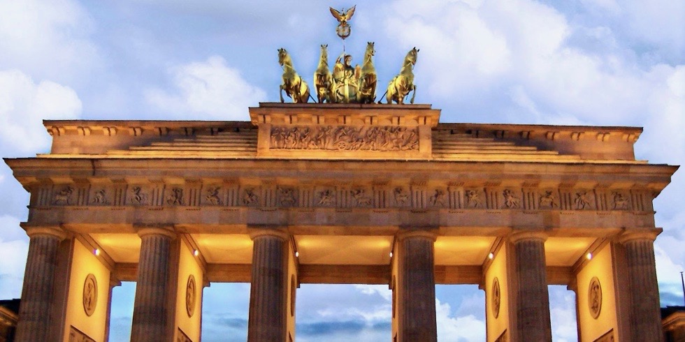 The Brandenburg Gate stands as a symbol of freedom.