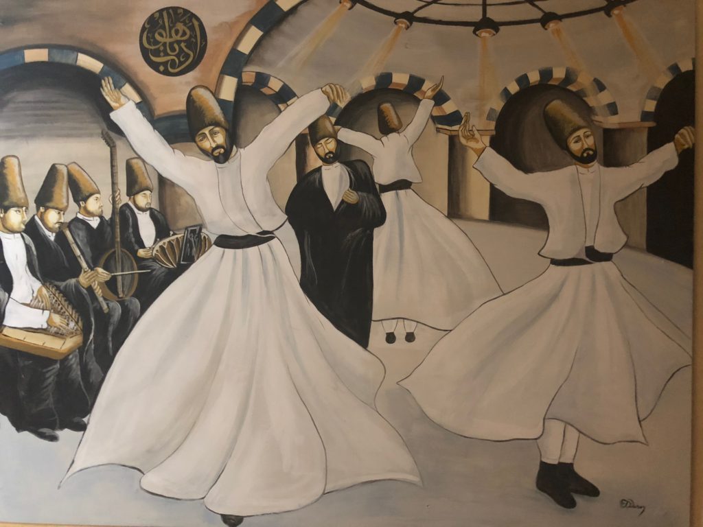 whirling dervish drawing
